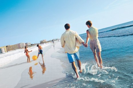 Walking In The Water Daytona Beach