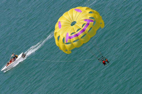 Parasailing in the Keys