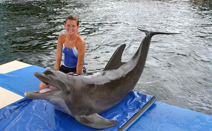 Meet Nicki LaPierre Marine Mammal Training – Florida Keys